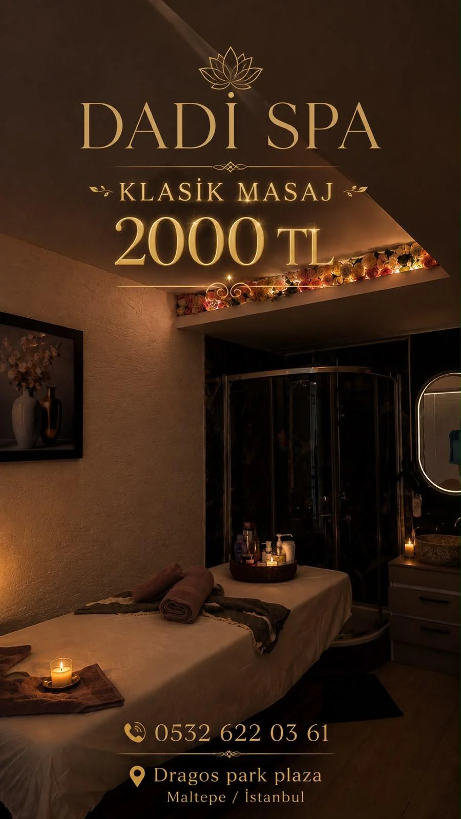 Dadı Spa Klasik Masaj 2000 TL kampanya görseli